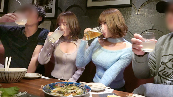 巨乳エロギャル二人と朝まで３Pできたら最高の年越しだな！ 6
