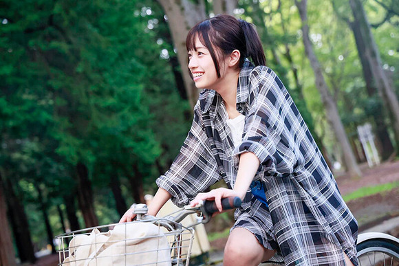 SODから童顔Gカップ巨乳が眩しい現役女子大生 葵ななせがAVデビューするぞ！ 7