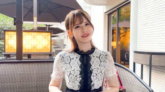 色白ボインハーフ美女が旦那の目の前でデカチンAV男優に中出しされてしまう！ 4