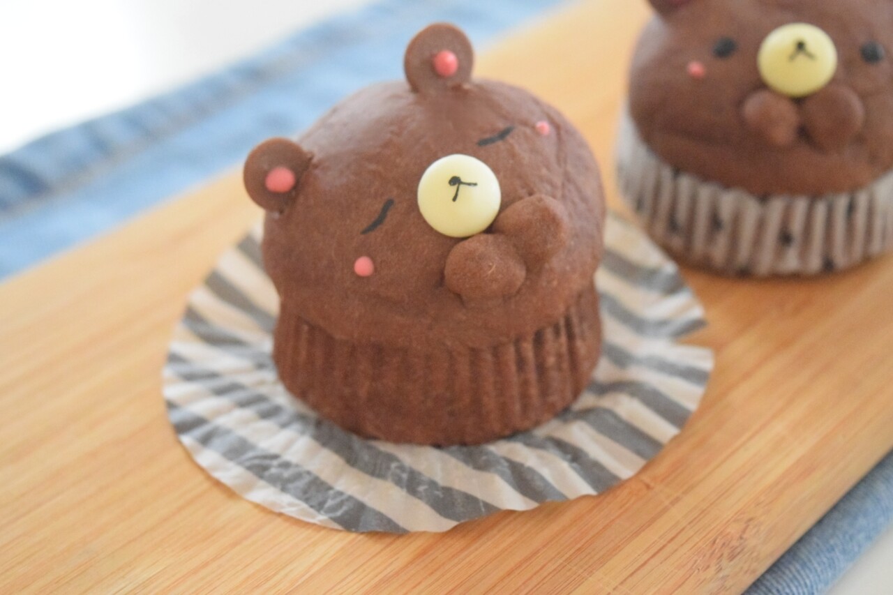 コスパ キャンドゥのカップケーキ型でチョコくまパン まんまるほっぺ のんびり楽しむ創作パン Powered By ライブドアブログ