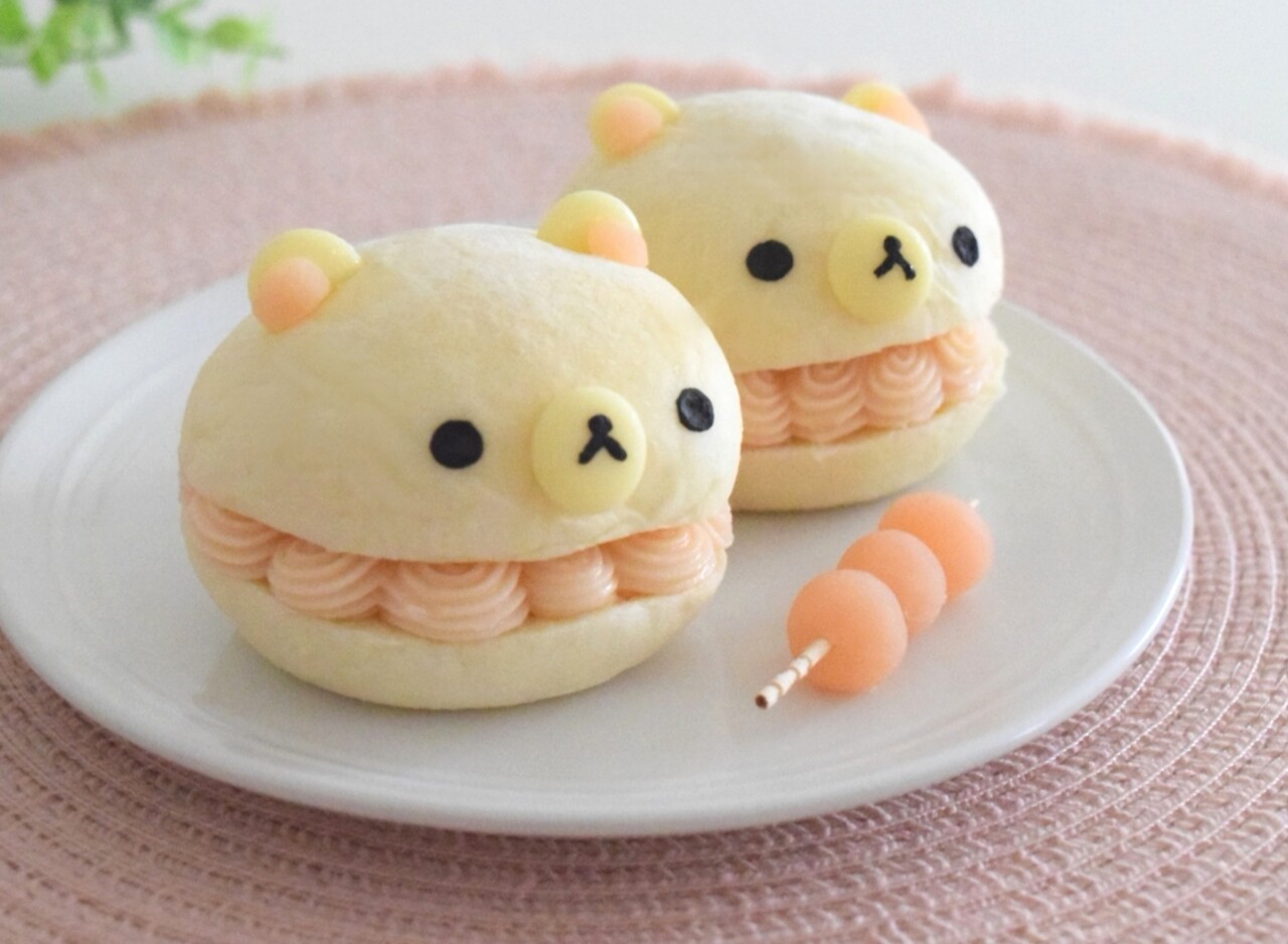 コリラックマ　やわらかベーカリー　白いロールパン　スクイーズ　San-x コリラックマ やわらかベーカリー 白いロールパン スクイーズ San-x 超