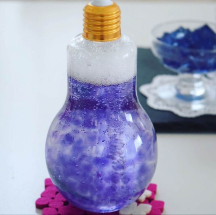 Michillコラム 色が変わる バタフライピーでキラキラ紫陽花ゼリー まんまるほっぺ のんびり楽しむ創作パン Powered By ライブドアブログ