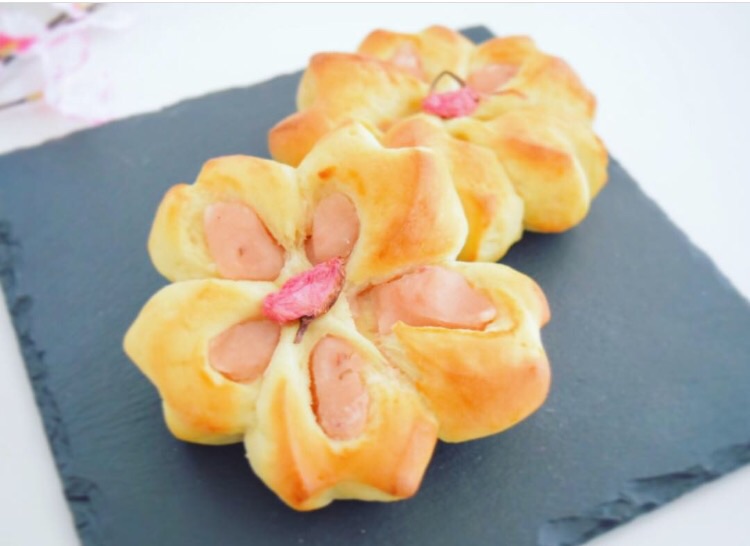 簡単成形 さくらの形の 桜あんぱん まんまるほっぺ のんびり楽しむ創作パン Powered By ライブドアブログ
