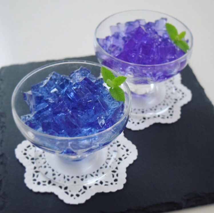 Michillコラム 色が変わる バタフライピーでキラキラ紫陽花ゼリー まんまるほっぺ のんびり楽しむ創作パン Powered By ライブドアブログ