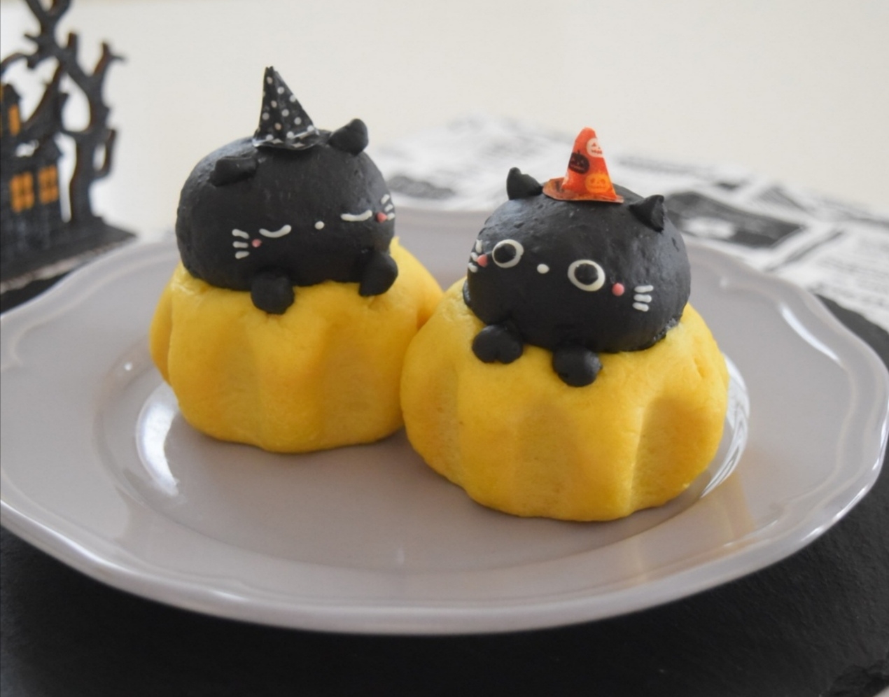 かんたん成形 ハロウィンかぼちゃねこパン Cottaコラム まんまるほっぺ のんびり楽しむ創作パン Powered By ライブドアブログ