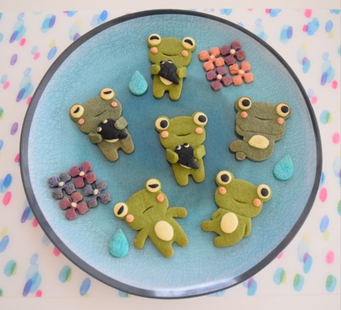 レシピ リラックマ型で かえるの抱っこクッキー 紫陽花の抜き型 まんまるほっぺ のんびり楽しむ創作パン Powered By ライブドアブログ