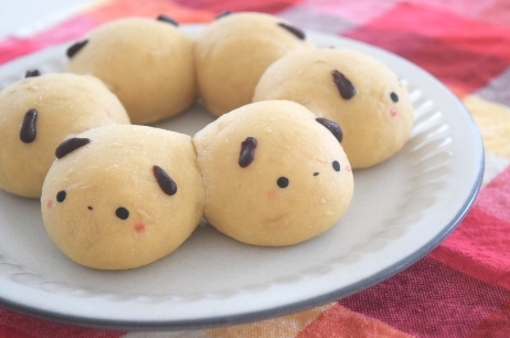 1時間で完成 黒糖わんこの型なしちぎりパン レンジ発酵 犬パン まんまるほっぺ のんびり楽しむ創作パン Powered By ライブドアブログ