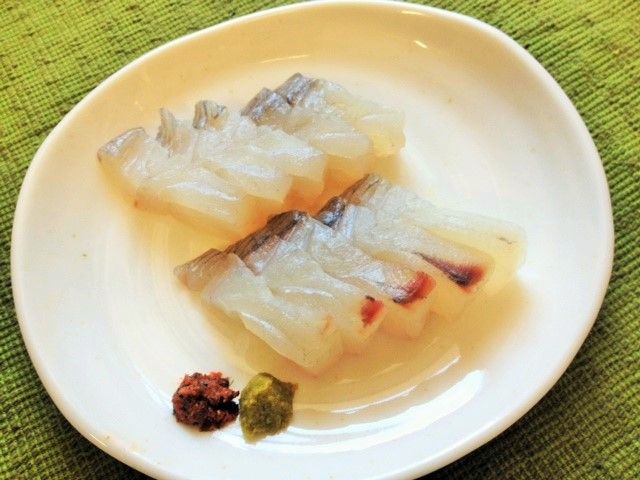 イズスミの刺身 Puyomeのごはんできてるよ