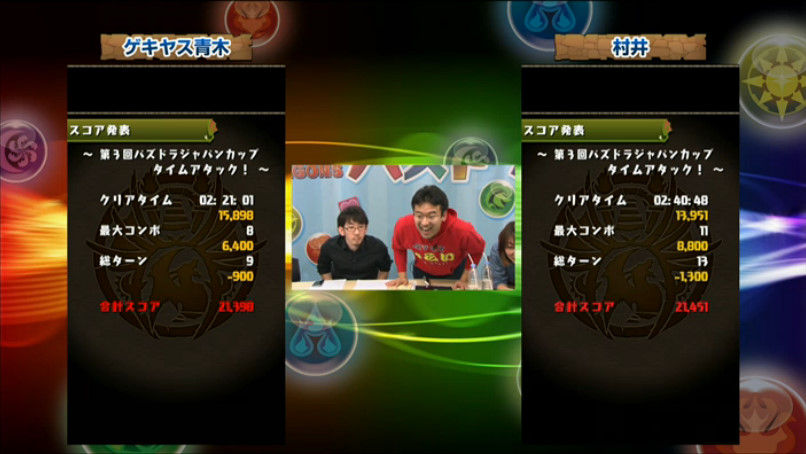 パズドラ マックスむらいとゲキヤス青木がパズチャレ対決 ピィ配布もあるよ Puzdrafan パズドラ攻略 速報