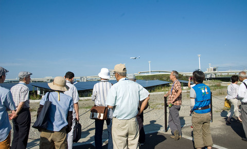 見学会「浮島・メガソーラー」2012-8-8　（HP)