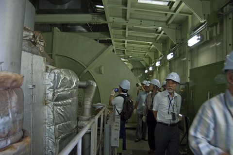 見学会「川崎天然ガス発電所」2012-8-8　14：26 1