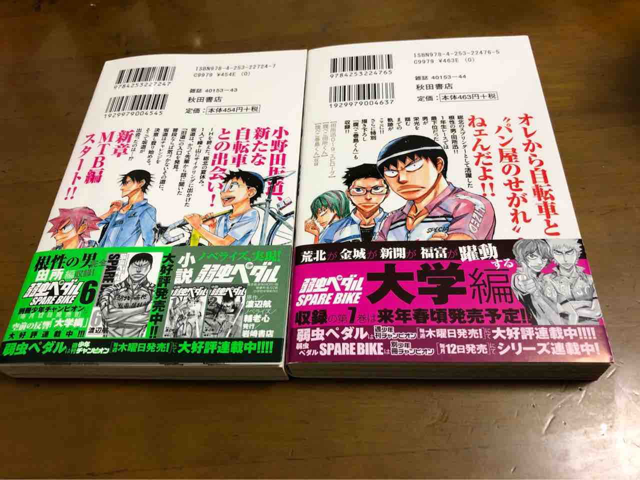 弱虫ペダル 64巻 Spare Bike 6巻 Stiファクトリー備忘録 弱虫ペダル 64巻 Spare Bike 6巻 Stiファクトリー備忘録