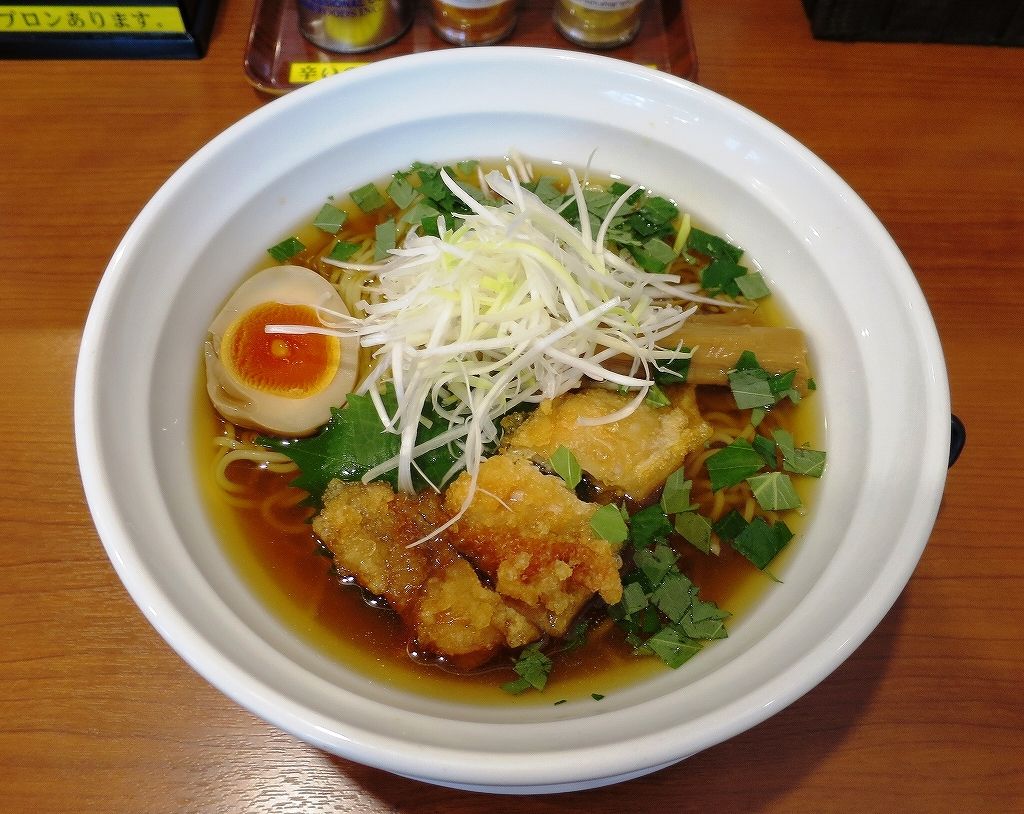 冷やし煮干shiso らーめん樹希 江坂 スシローが主食