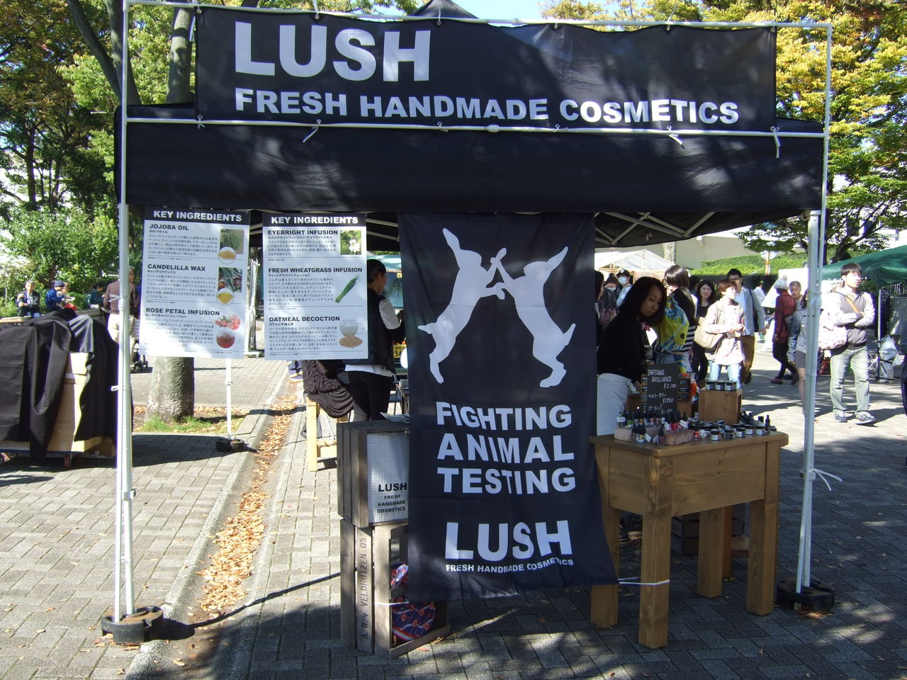 毛皮反対デモ行進 In 代々木公園 ピアチェヴォーレ ビアンカ 毛皮反対デモ行進 In 代々木公園 ピアチェヴォーレ ビアンカ