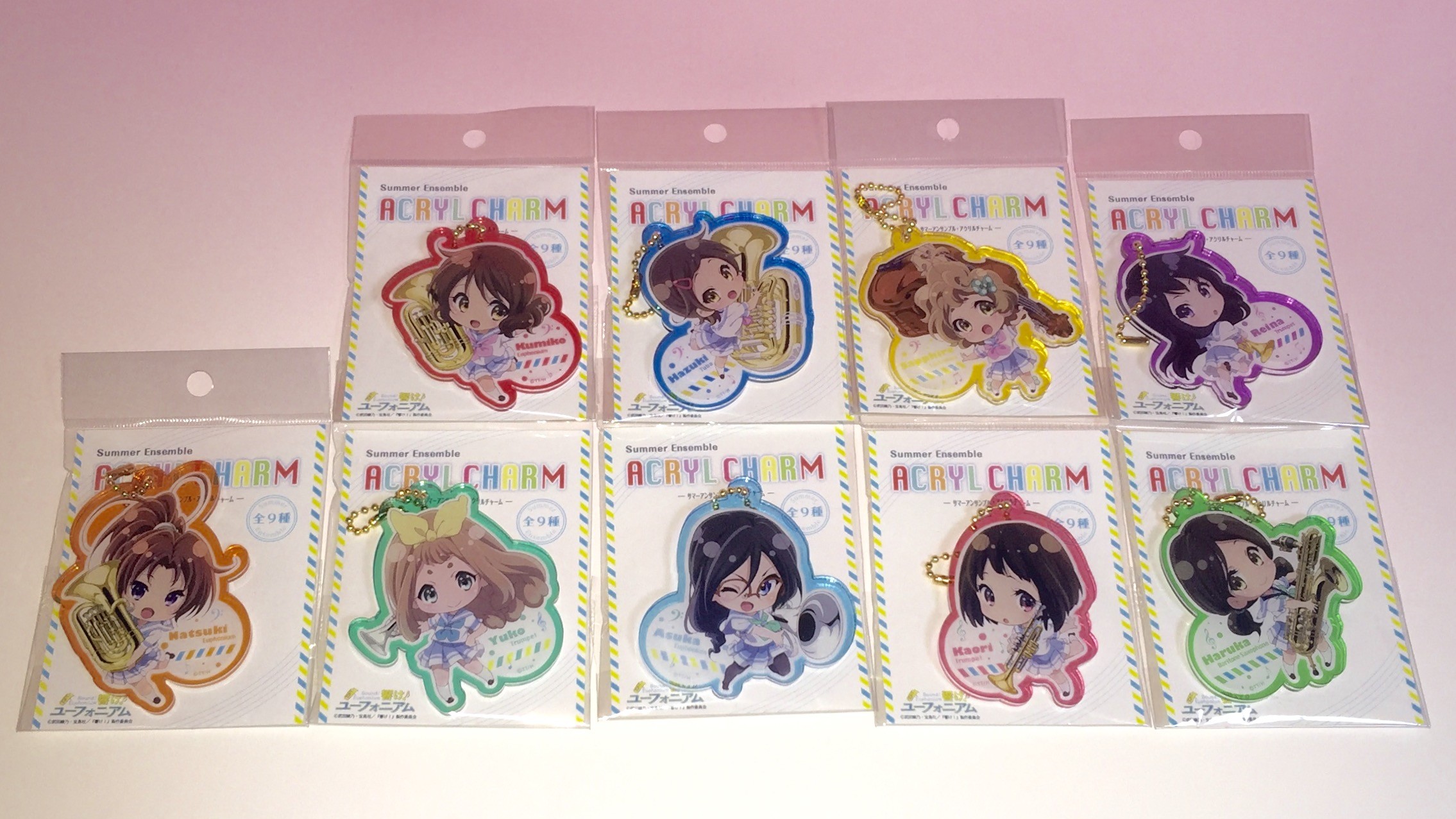 響け！ユーフォニアム】サマーアンサンブル アクリルチャーム : Quatre 