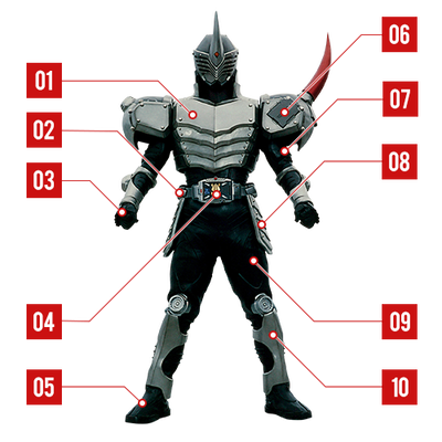 タイガ　インペラー 仮面ライダーインペラー | 仮面ライダー図鑑 | 東映