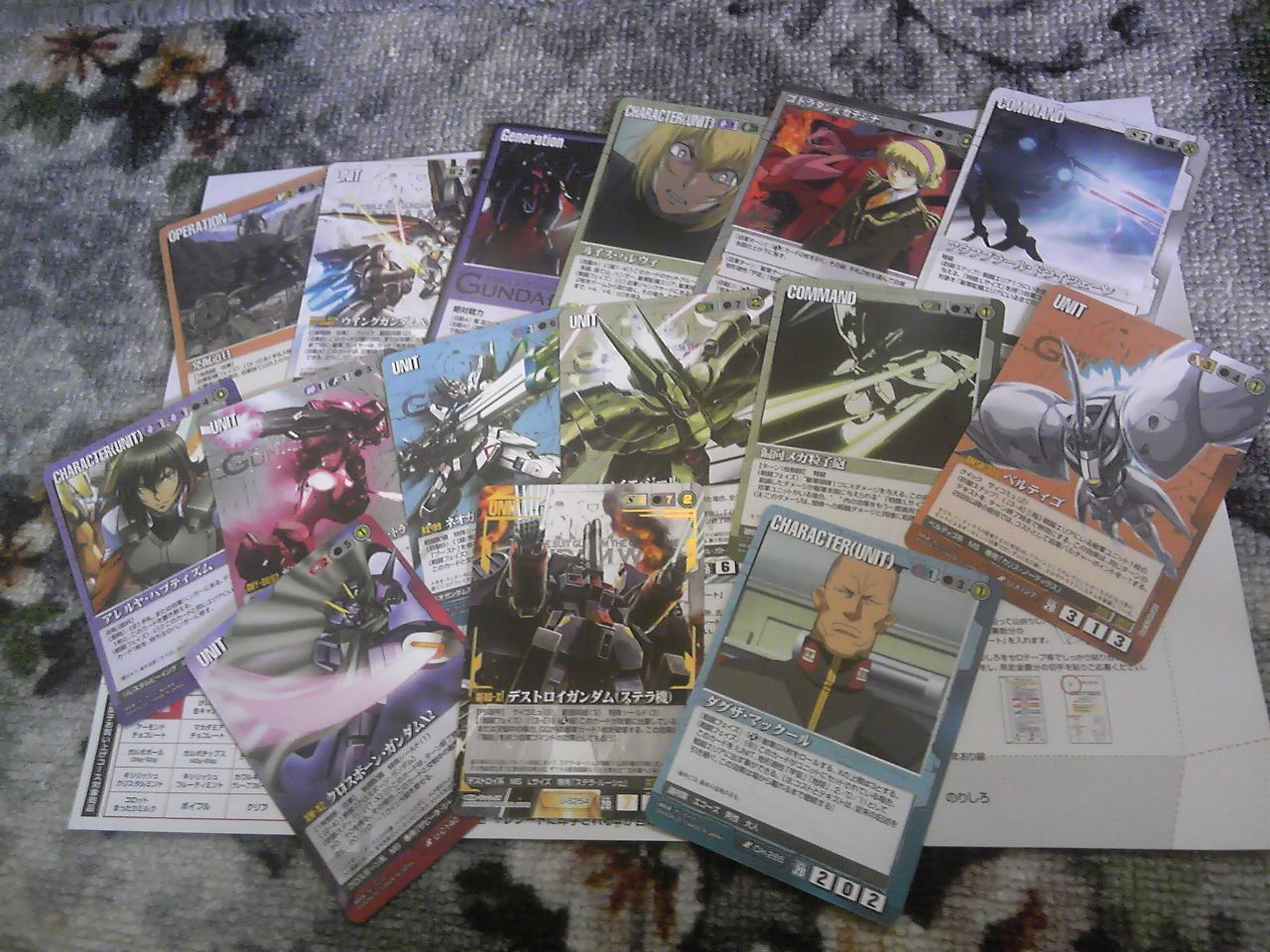 ガンダムウォー 28弾 絶対戦力 ブースター1box スターター1個 開封結果 みくるフォルダ