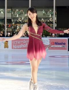 大阪の野外リンク に９年連続初滑りの大役『本田望結』現在高3で進学希望「お姉ちゃんを目標に頑張る」