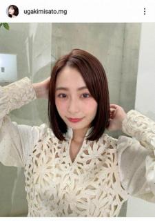 宇垣美里 「バッサリきりました」すっきりボブの新ヘアに「似合いすぎで絶句」「美だ」「可愛い」の声