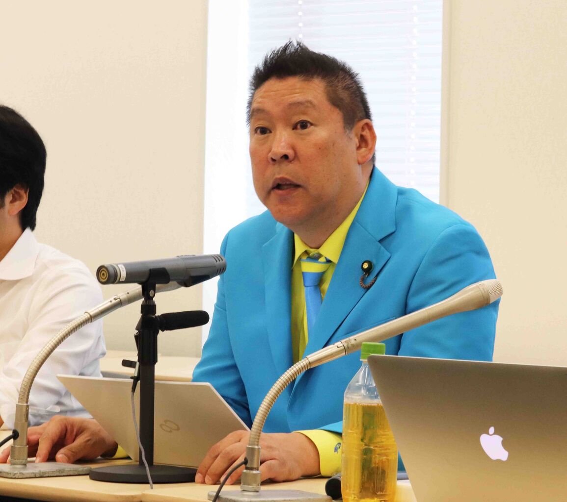NHK党立花党首　ジャニー喜多川氏の“性虐待”疑惑について、「証拠動画を政見放送で放送か?」今後の展開注目