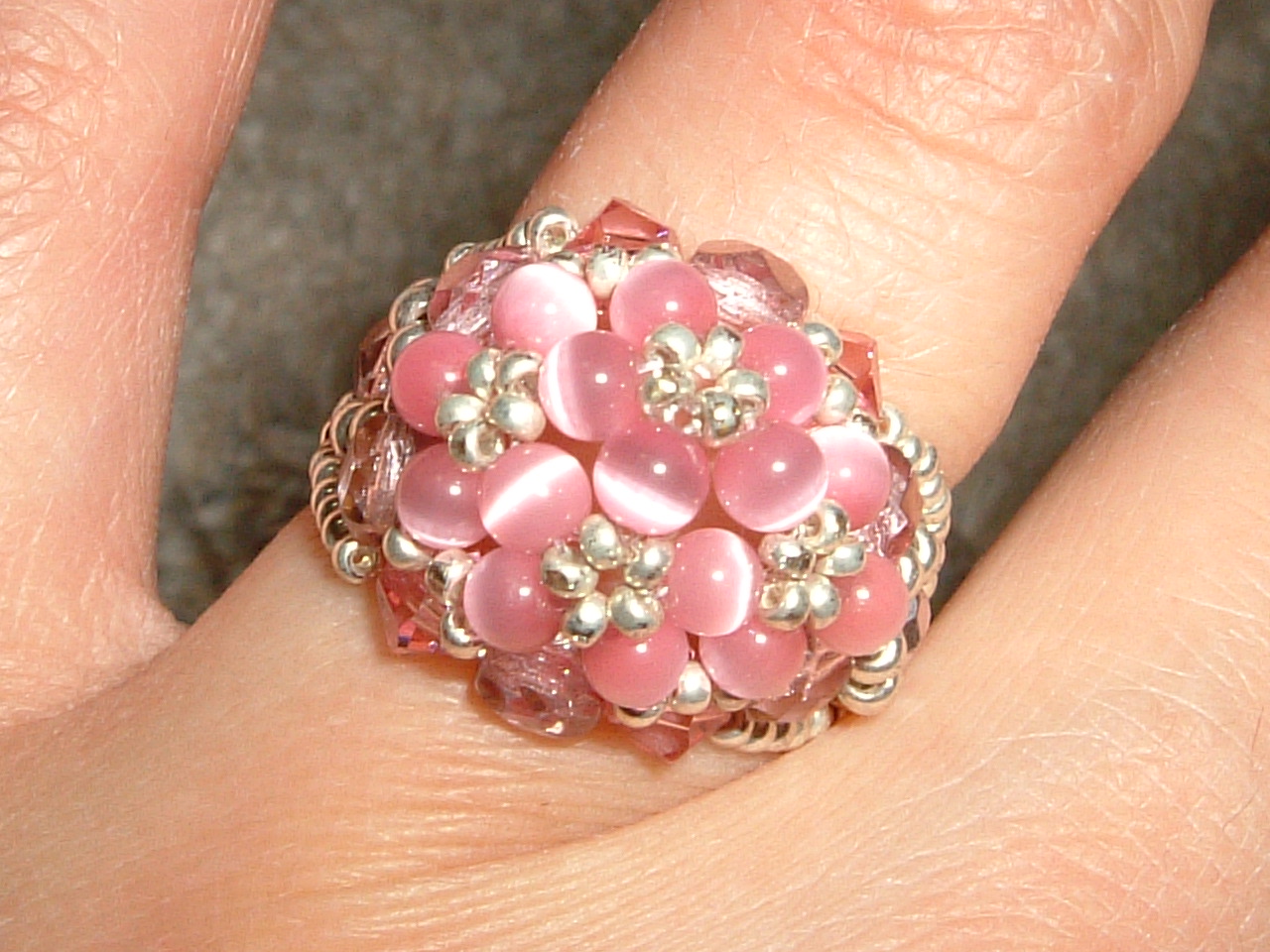 あじさいリング Sakurako Mishima 三島市に暮らす三島さくら子の手作り生活