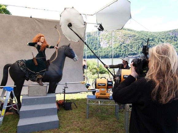 Jessica Chastain as Merida from Brave2
