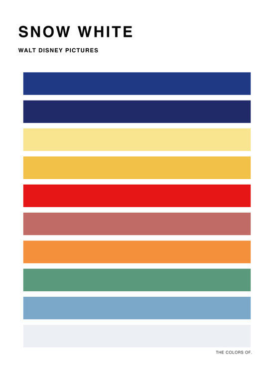 The colors of - Snow white