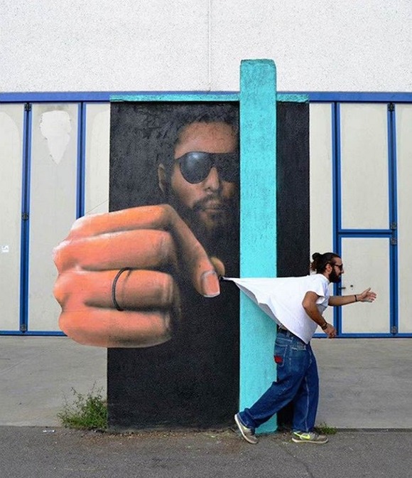 なんか凄い一体感 ストリートに描かれた立体感とユーモアのセンスが交差するストリートアート ジャポンタ