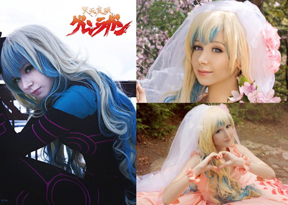ロシア人コスプレーヤによる天元突破グレンラガンの ニア テッペリン のコスプレ ジャポンタ