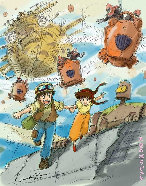鉛筆の線や色合いがジブリ感をとっても表現 アメリカ人アーティストが描いたスタジオジブリの 風の谷のナウシカ から 思い出のマーニー までの全作の ジブリ ファンアート ジャポンタ