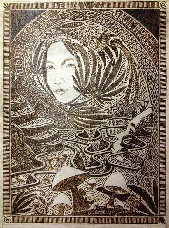 凄い凄すぎる 虫眼鏡で絵を描くって 虫眼鏡を筆として使うアーティスト ジャポンタ 凄い凄すぎる 虫眼鏡で絵を描くって 虫眼鏡を筆として使うアーティスト ジャポンタ