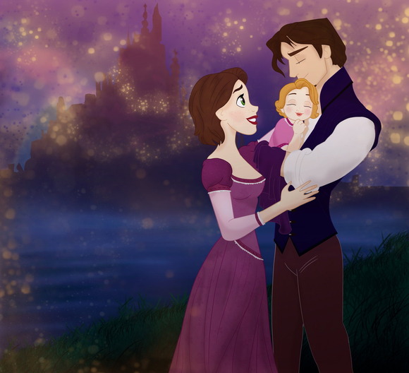 Rapunzel and Flynn