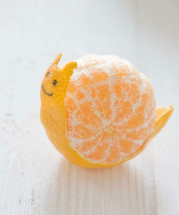 Tangerine-snail