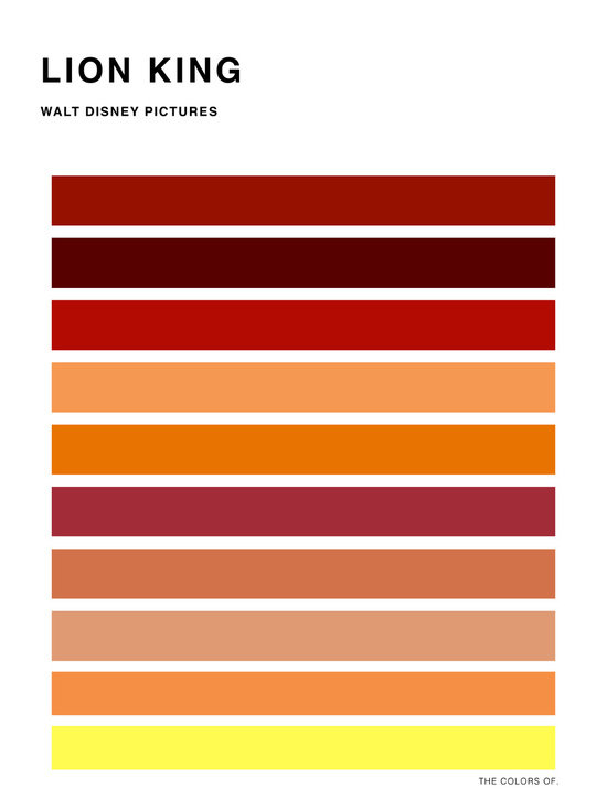 The colors of - Lion King