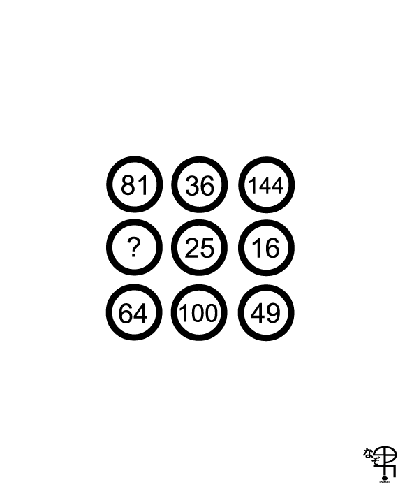 算数パズル ８１ ６４ ハテナの中には何が入る ジャポンタ