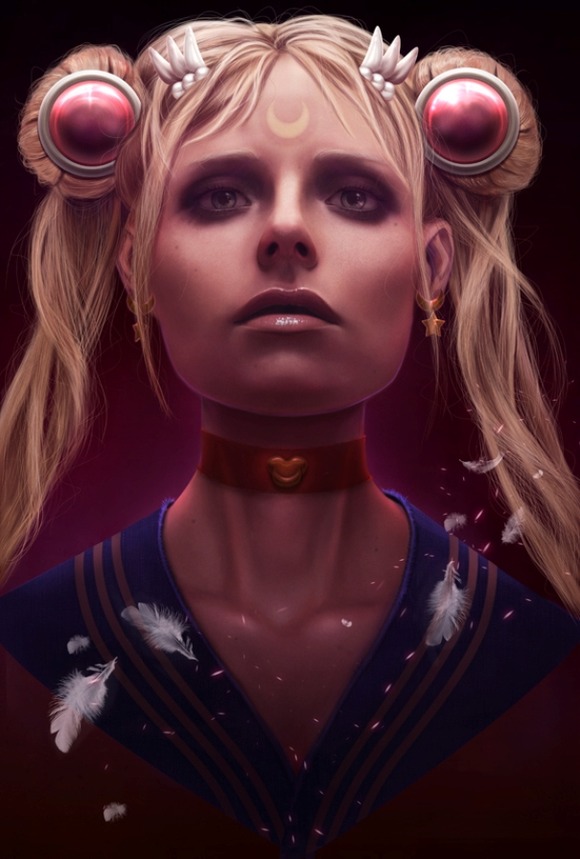 美少女戦士セーラームーン をセクシーに西洋人バージョンにアレンジ ジャポンタ