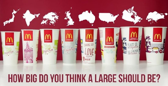 マクドナルドあるある 世界の国々によって同じサイズ表記でも違う量の差がありすぎるマクドナルド ドリンク ジャポンタ マクドナルドあるある 世界の国々によって同じサイズ表記でも違う量の差がありすぎるマクドナルド ドリンク ジャポンタ