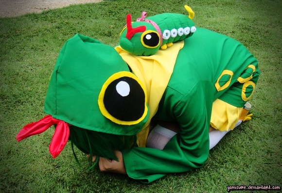 Cosplay__Ginjinka_Caterpie_by_Yamisuke