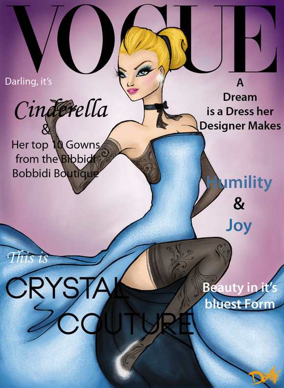 vogue_disney_darlings___cinderella_by_dantetyler-d4qya27