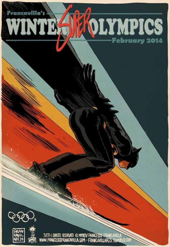 Francesco-Francavilla-The-Winter-SUPER-Olympics-Batman
