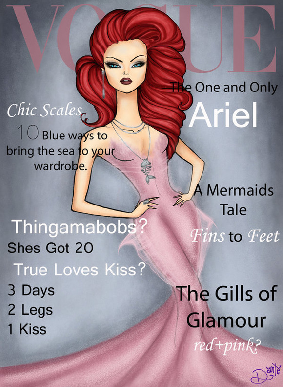 vogue_disney_darlings___ariel_by_dantetyler-d4qt8s8