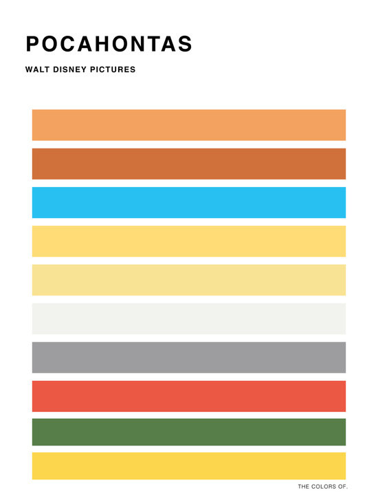 The colors of - Pocahontas