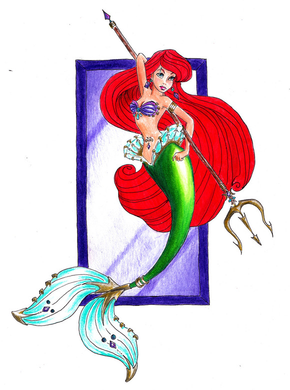 Disney_Princesses__Ariel_by_Whynotfly