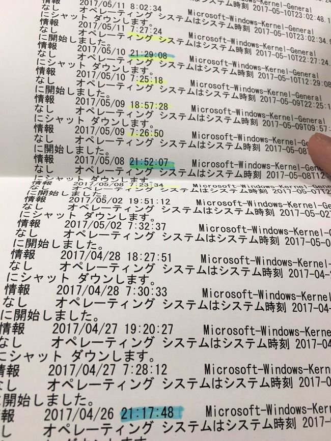 「タイムカード切らせて残業させても無意味」ログから本当の勤務時間を見る方法ｗｗｗｗ