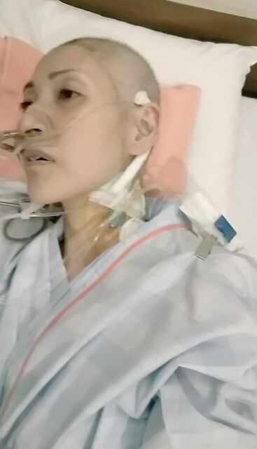 入院16日目 中心静脈カテーテル 卵巣がんステージ でも 人生楽しく前向きに 喜怒哀楽を大事にね