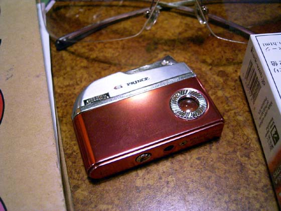 PRINCE レトロガスライター 本体 ハートに火をつけて昭和レトロな