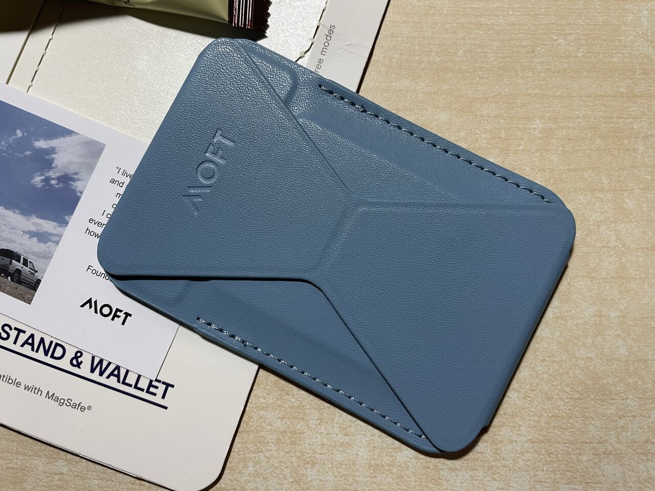 MOFT 通常版 MagSafe スマホスタンド　ウィンディブルー : MOFT国内正規代理店 MagSafe対応 iPhone 17⁄16⁄15