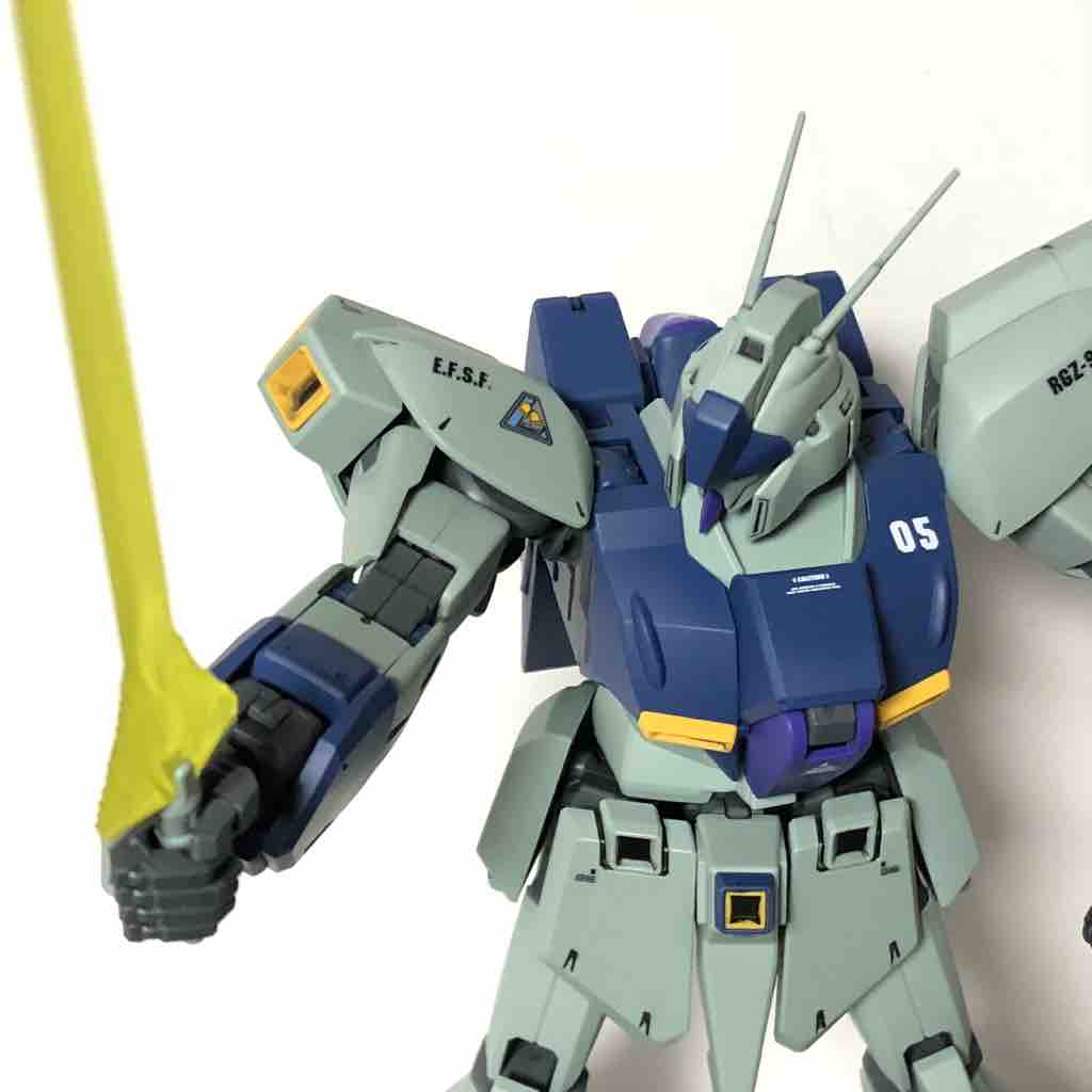 MG RGZ-91リ・ガズィ〔ユニコーンver.〕 : くたろう@プラモ製作