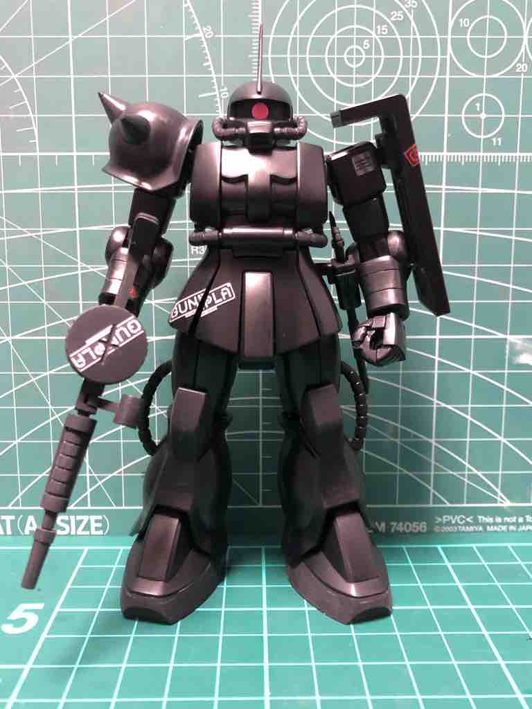 エコプラ② HGUC 1/144 MS-06 ザクⅡ : くたろう@プラモ製作中積みプラ