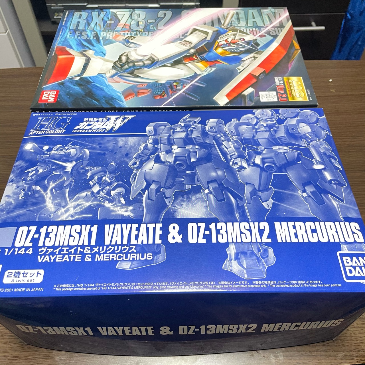 プレバン HGAC 1/144 ヴァイエイト&メリクリウス 仮組み : く